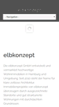 Mobile Screenshot of elbkonzept.com