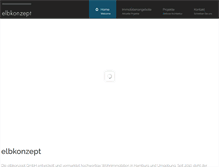 Tablet Screenshot of elbkonzept.com